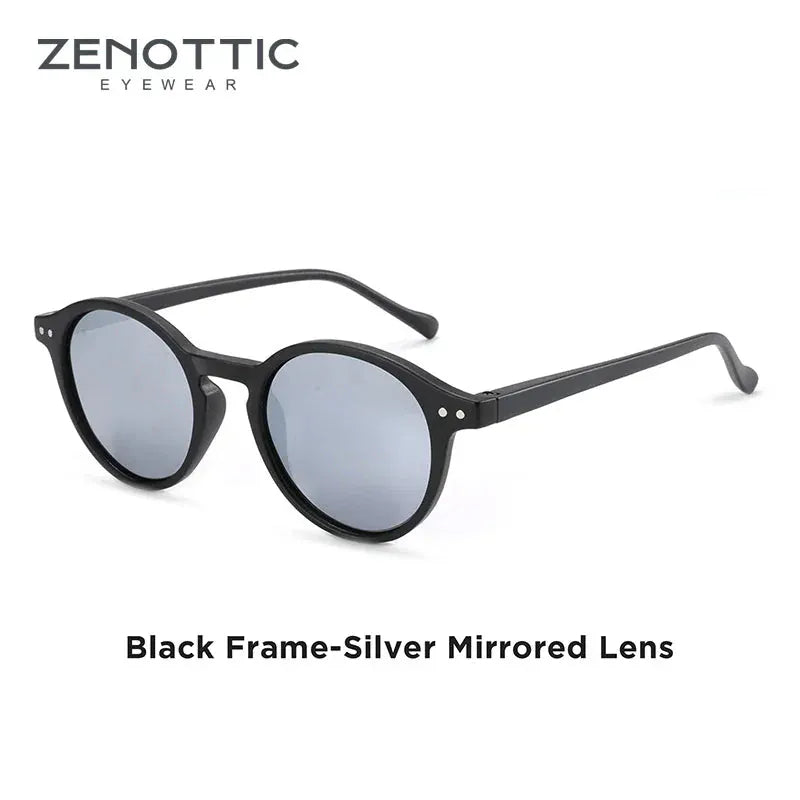 BLAKESTORE-NG Prescription glasses 013 Silver Mirrored / ZENOTTIC Unisex  Polarized Sunglasses
