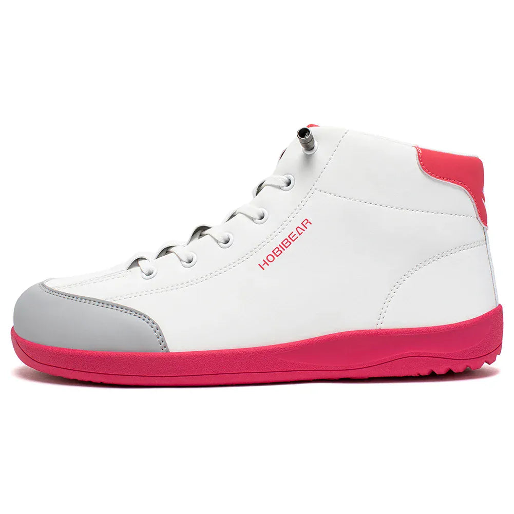 HOBIBEAR Mid Top Barefoot Ankle Boots | Wide Toe Zero-Drop Non-Slip Artificial Leather Shoes for Men Women Outdoor Hiking Walking - BLAKESTORE-NG