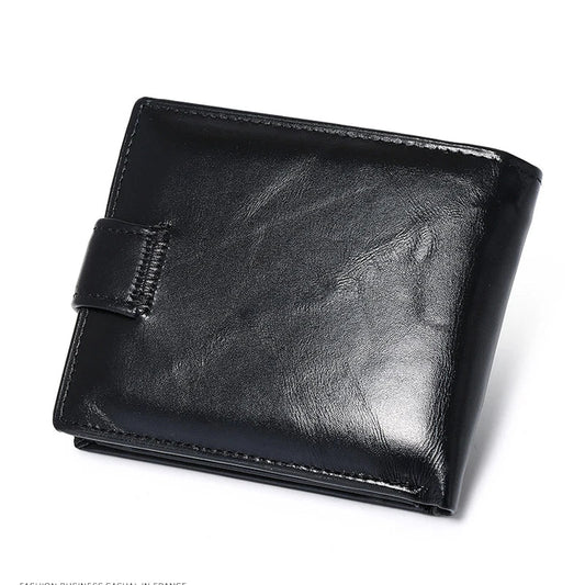 BLAKESTORE-NG Wallet black Genuine Leather Wallet for Men.