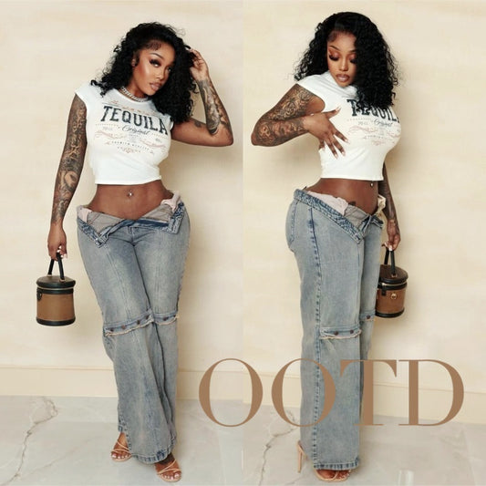 Y2k Baggy  Streetwear Denim Pants - BLAKESTORE-NG